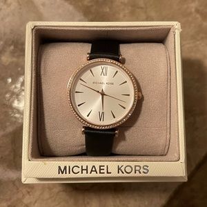Michael Kors Women's Maisie Three-Hand Rose Gold-Tone Stainless Steel Watch